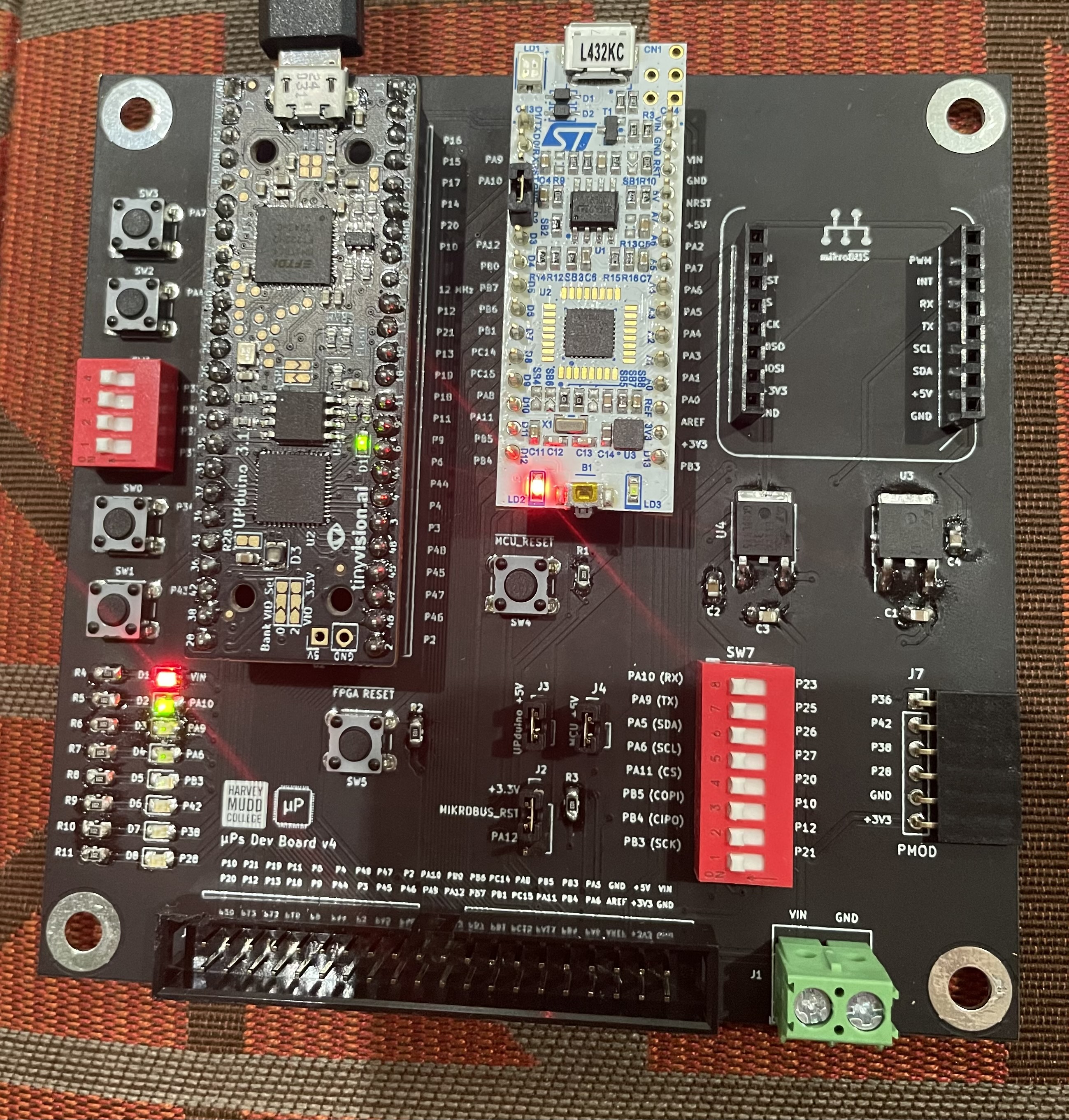 Assembled development board