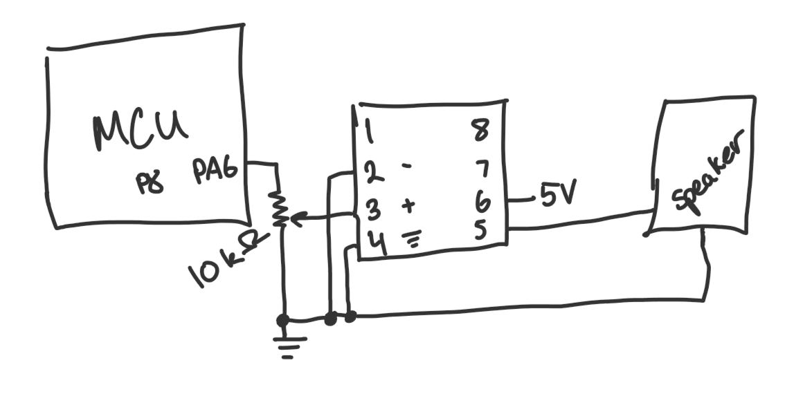 Amplifier circuit schematic